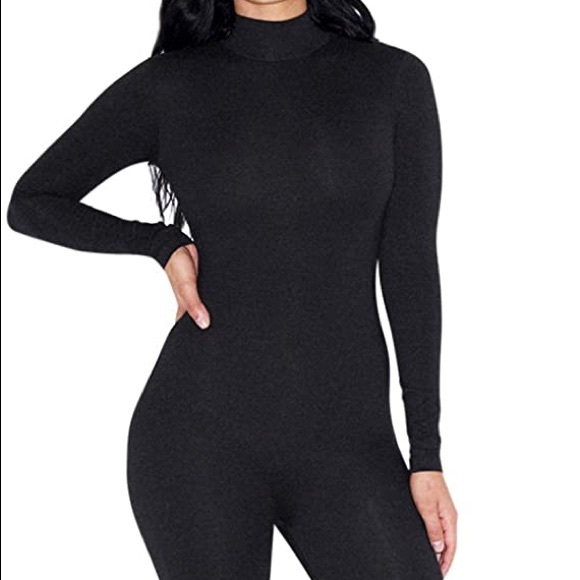 American Apparel Long Sleeve Turtleneck Catsuit